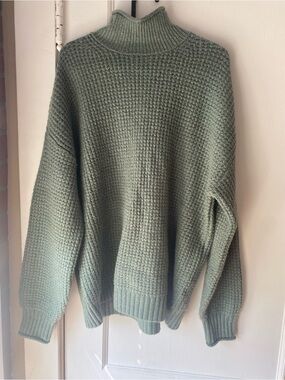 American Eagle Knit Mock Neck Sweater